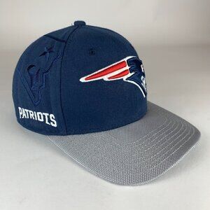New England Patriots NFL Navy Blue Gray New Era 9Fifty Snapback Hat
